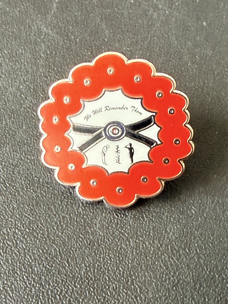 Cloisonne with print pin badge sample 8