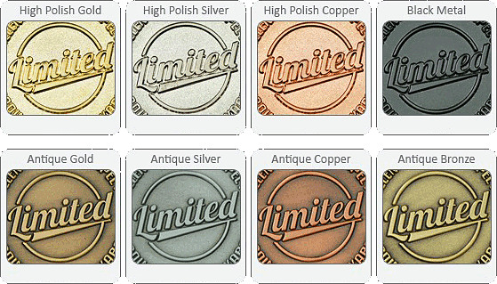 Plating and enamel colour guide