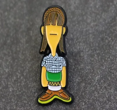 Cartoon character die-struck soft enamel pin badge
