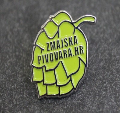 Die-struck enamel badge sample 4