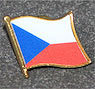 Flag pin badge