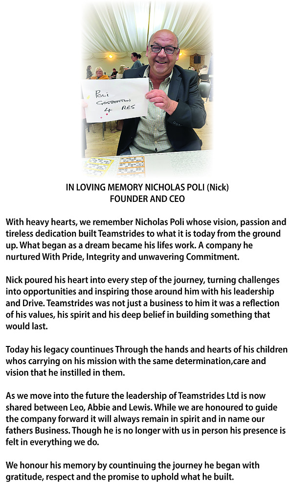 In loving memory of Nicholas Poli
